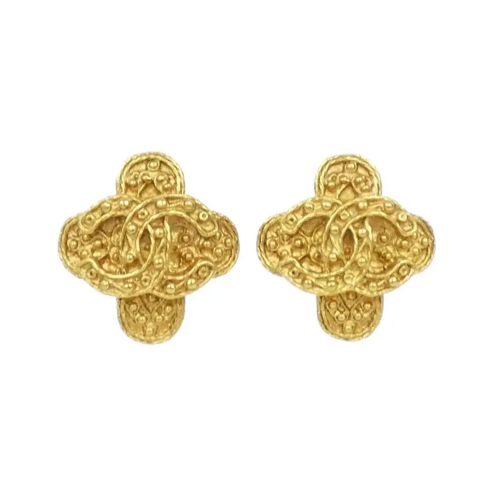 CHANEL Gold Earrings